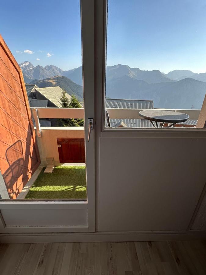 Sunny Studio 25 M2 Mountain View Balcony In Alpe D Huez District Eclose Alpe d'Huez Dış mekan fotoğraf