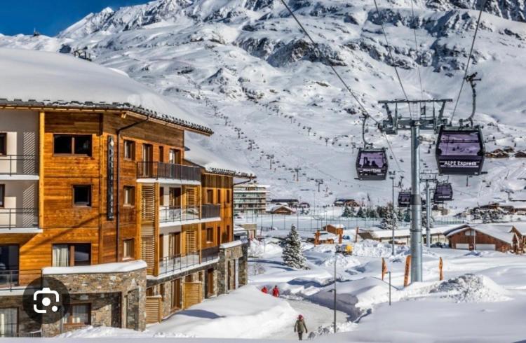 Sunny Studio 25 M2 Mountain View Balcony In Alpe D Huez District Eclose Alpe d'Huez Dış mekan fotoğraf