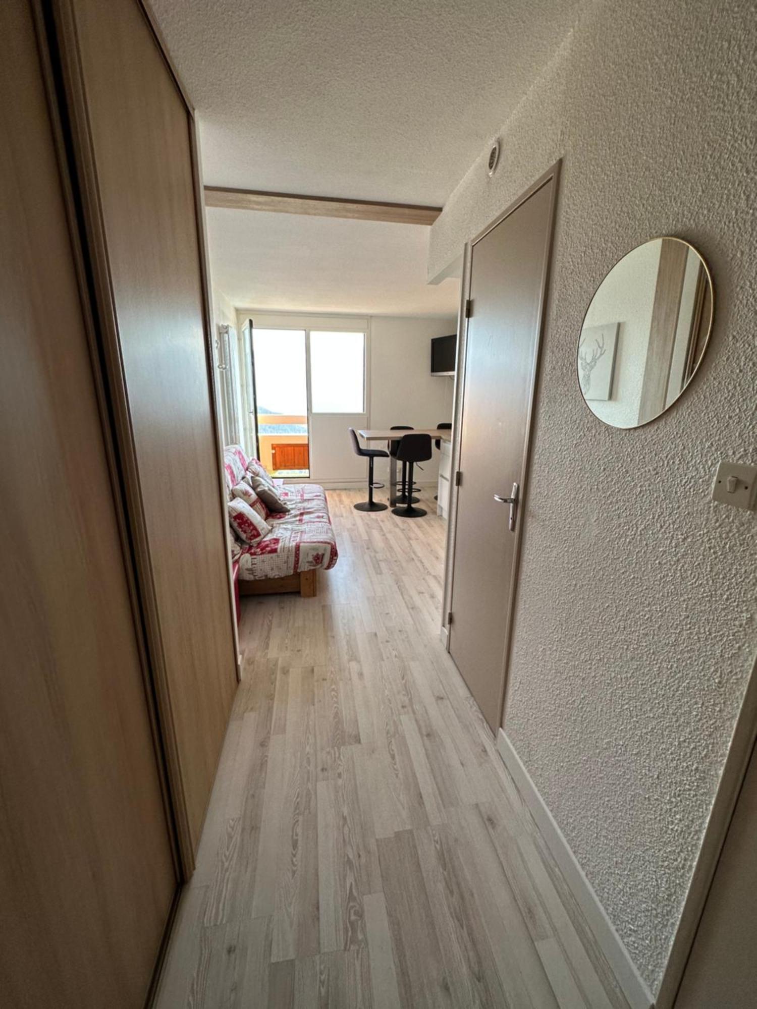 Sunny Studio 25 M2 Mountain View Balcony In Alpe D Huez District Eclose Alpe d'Huez Dış mekan fotoğraf